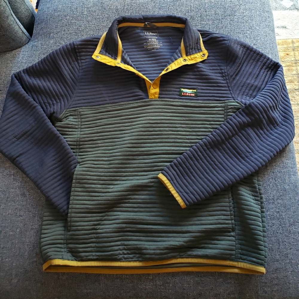 L.L. Bean Men's Airlight Knit Pullover, Colorblock